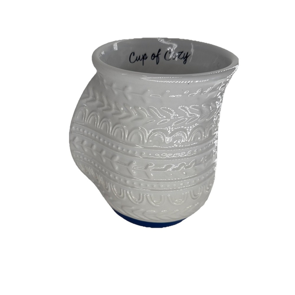 Lighthouse Christian Left Handed Coffee Cup Of‎ Cozy White And Blue